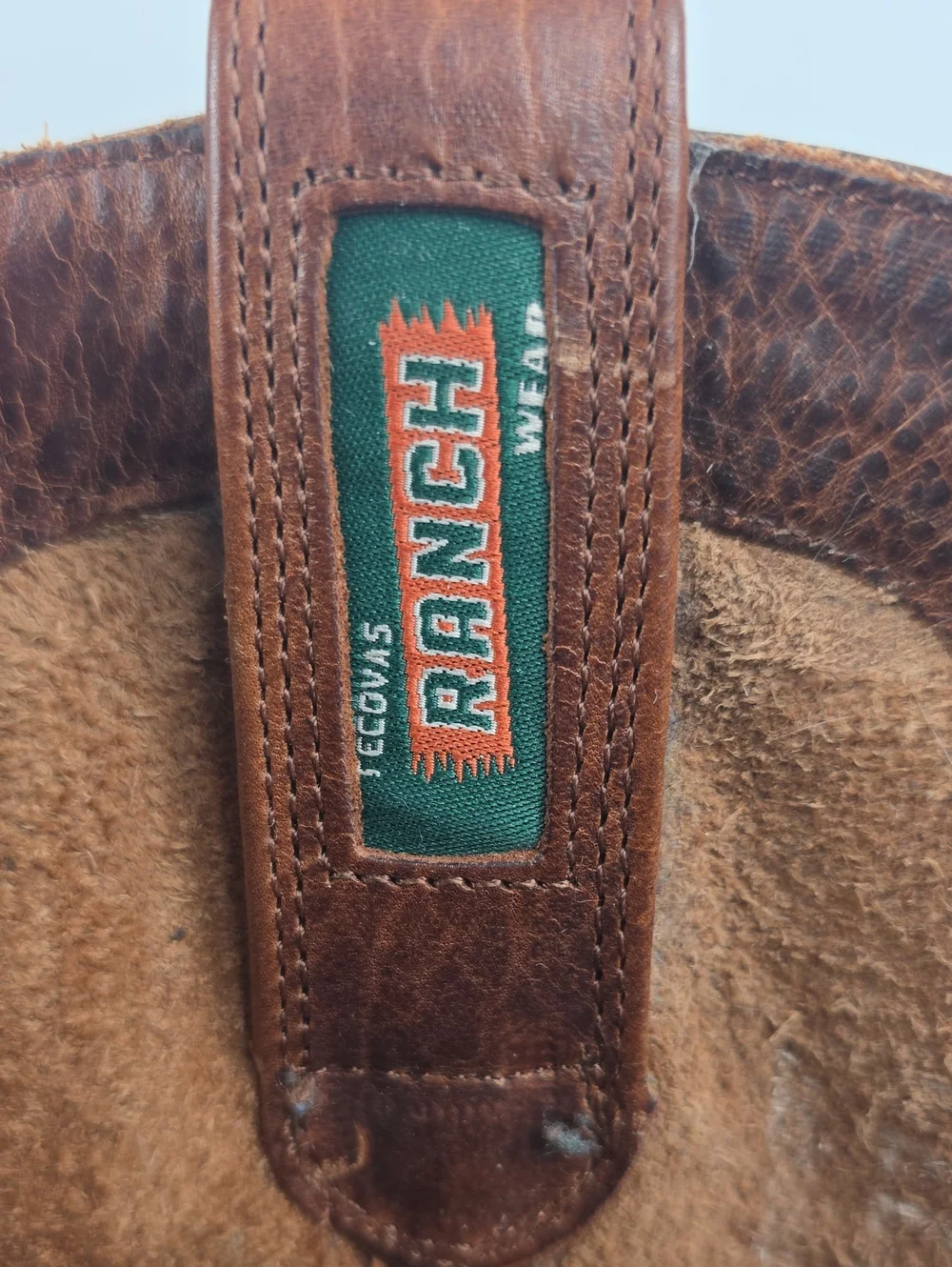 Tecovas The Stockton Ranch Roper Brown Leather Men's Boot Size 10.5